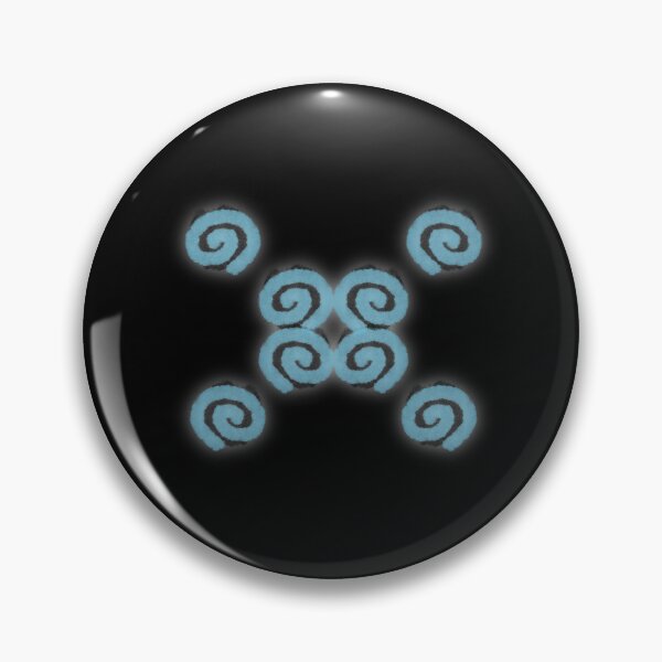 Item preview, Blue spirals on black background designed and sold by Meo Design.