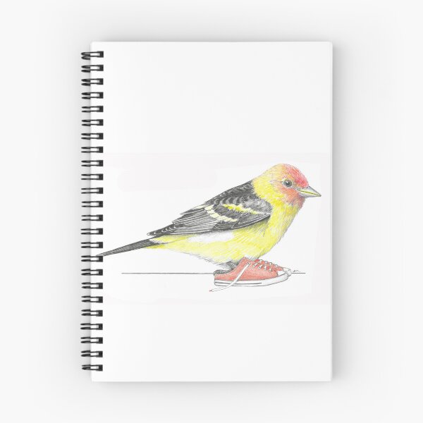 Item preview, Western Tanager in Mule Sneakers designed and sold by JimsBirds.