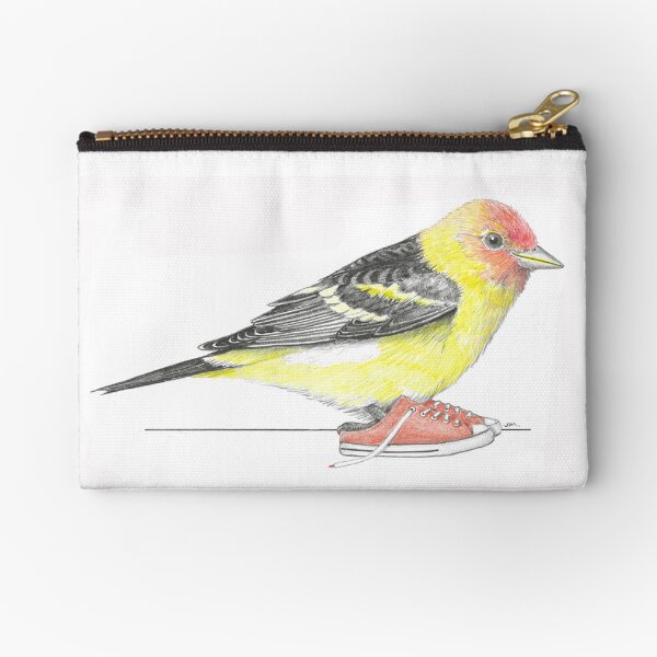 Item preview, Western Tanager in Mule Sneakers designed and sold by JimsBirds.