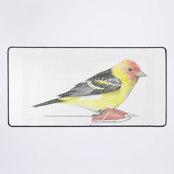 Item preview, Western Tanager in Mule Sneakers designed and sold by JimsBirds.