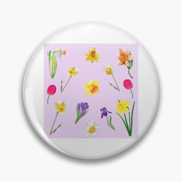Item preview, Watercolor Spring Flowers designed and sold by silviaol.