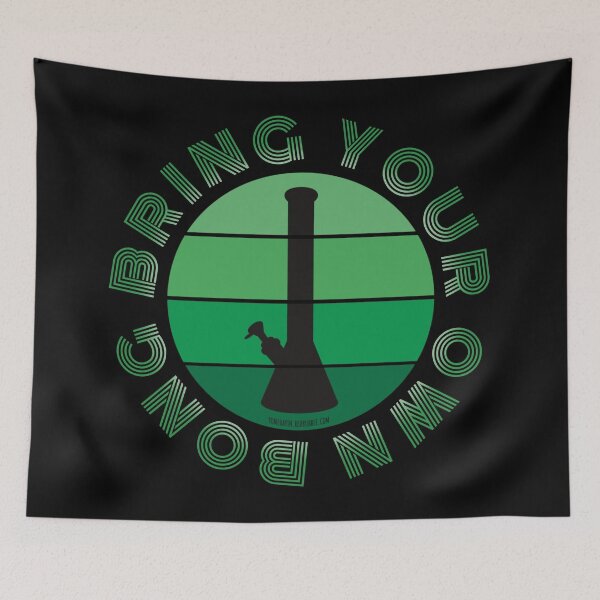 Item preview, Retro Vintage Sunset Green Bong-Bring your own bong designed and sold by YomeHayin.