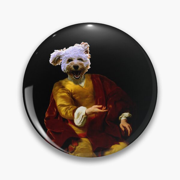 Artikelvorschau, Cute small dog Distinguish Royal Dog Pets on renaissance oil painting entworfen und verkauft von katarsisworks.