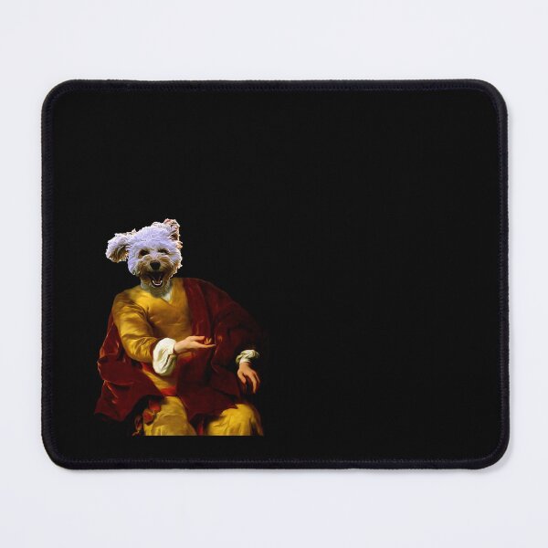 Item preview, Cute small dog Distinguish Royal Dog Pets on renaissance oil painting designed and sold by katarsisworks.