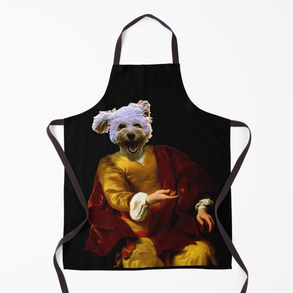 Item preview, Cute small dog Distinguish Royal Dog Pets on renaissance oil painting designed and sold by katarsisworks.