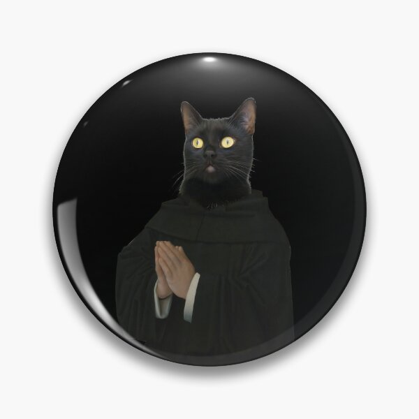 Item preview, Cute black cat Distinguish Royal Dog Pets on renaissance oil painting designed and sold by katarsisworks.