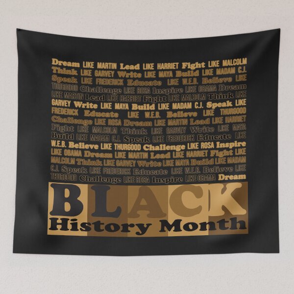 Item preview, Black History Month - Dream Like Martin Lead Like Harriet Fight Like Malcolm Think Like Garvey Write Like Maya Inspire like Obama designed and sold by zicutza.