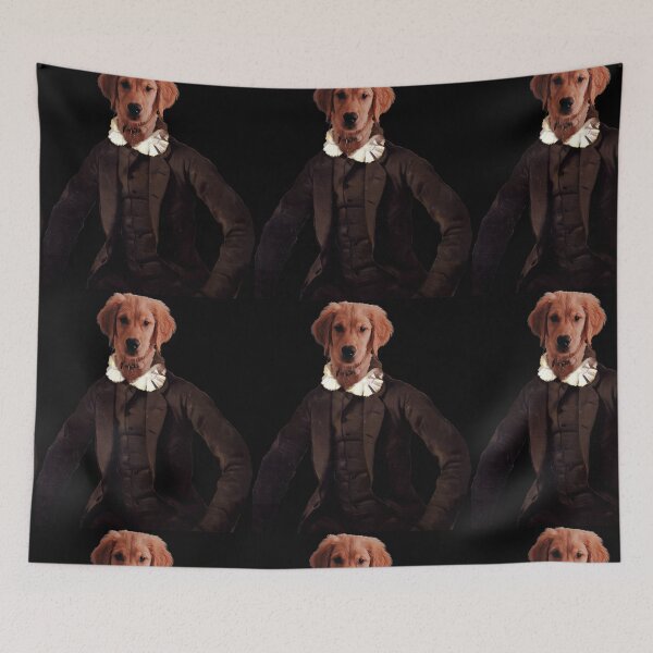 Item preview, cute golden retriever puppy Distinguish Royal Dog Pets on renaissance oil painting designed and sold by katarsisworks.