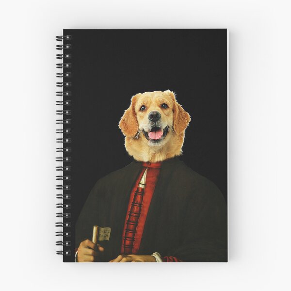 Artikelvorschau, cute golden retriever Distinguish Royal Dog Pets on renaissance oil painting entworfen und verkauft von katarsisworks.