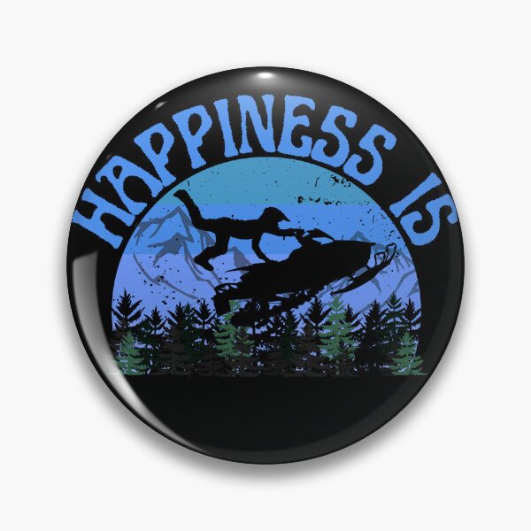 Item preview, Happiness is Snow Machining Guy -Snowmobile designed and sold by Rally-Girl.