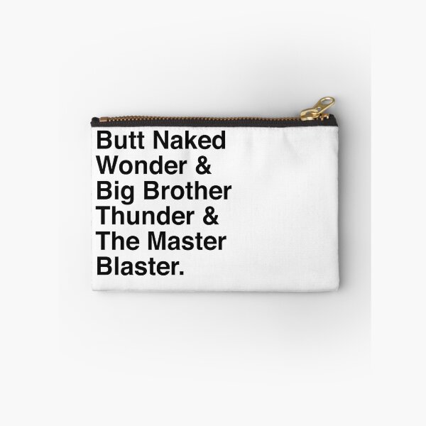 Item preview, Butt Naked Wunda & Big Brutha Thunda & the Masta Blasta (black) designed and sold by TextualDeviancy.