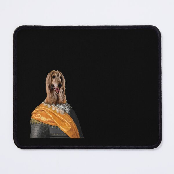 Item preview, cute Afghan Hound  Distinguish Royal Dog Pets on renaissance oil painting designed and sold by katarsisworks.