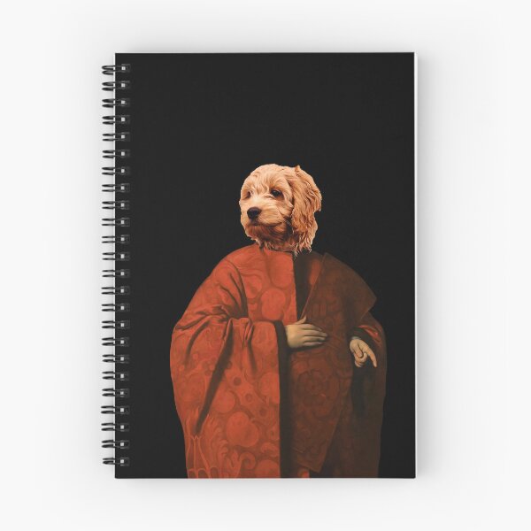 Artikelvorschau, Cute Goldendoodle Distinguish Royal Dog Pets on renaissance oil painting entworfen und verkauft von katarsisworks.