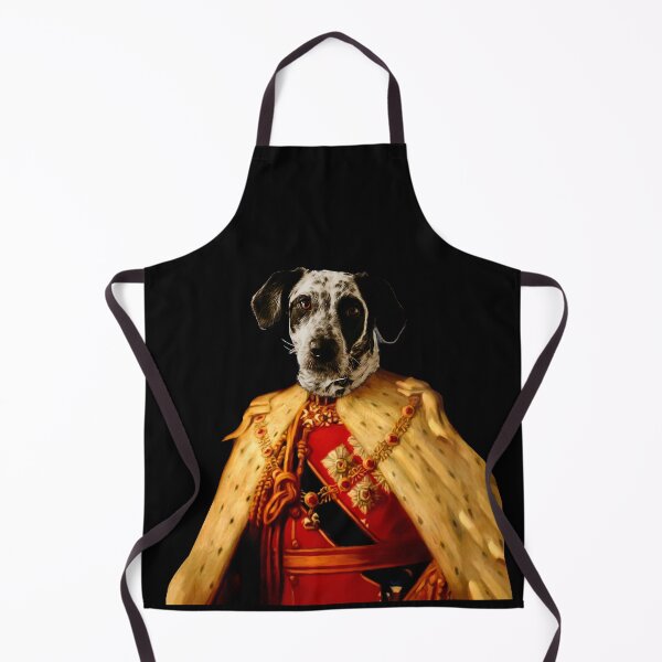Item preview, Cute dalmantian Distinguish Royal Dog Pets on renaissance oil painting designed and sold by katarsisworks.