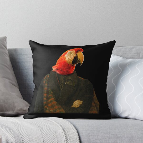 Item preview, Cute parrot Macaw Distinguish Royal Dog Pets on renaissance oil painting designed and sold by katarsisworks.