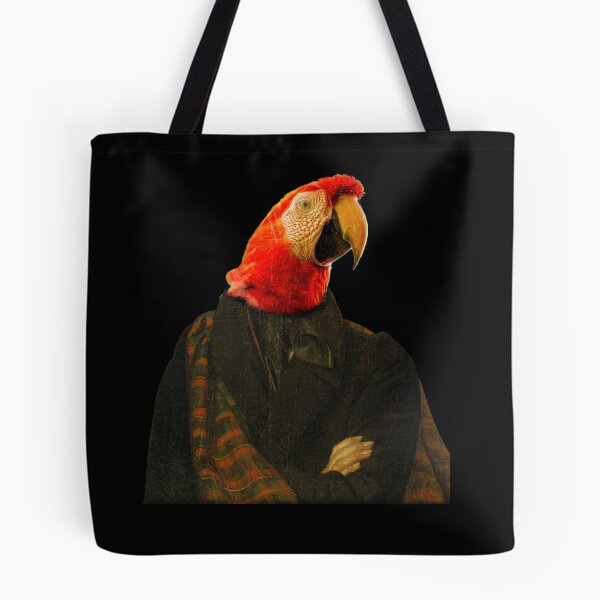 Artikelvorschau, Cute parrot Macaw Distinguish Royal Dog Pets on renaissance oil painting entworfen und verkauft von katarsisworks.