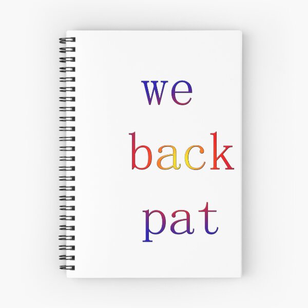 Item preview, WE BackPaat designed and sold by Artisteo.
