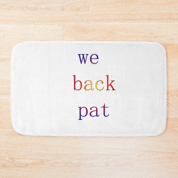 Item preview, WE BackPaat designed and sold by Artisteo.