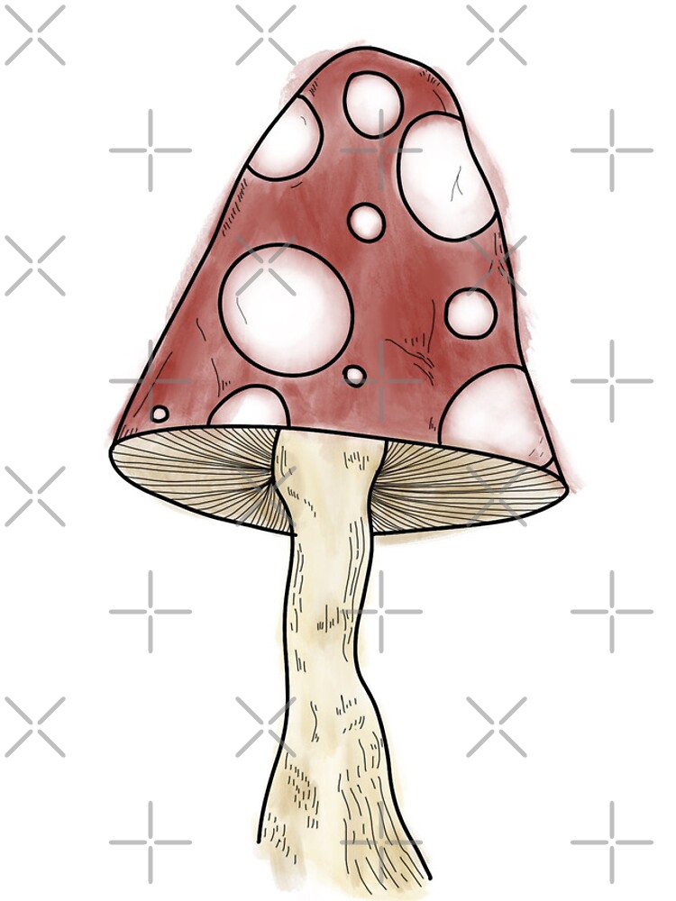 Thumbnail 4 of 4, iPhone Case, Magic Mushroom designed and sold by Rae-Rabbs.