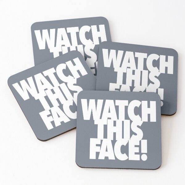 Item preview, WATCH THIS FACE designed and sold by Papermouse.