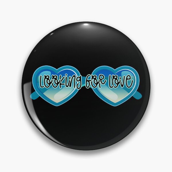 Item preview, Looking for Love (Aqua on Black) designed and sold by PawsitiveMum.