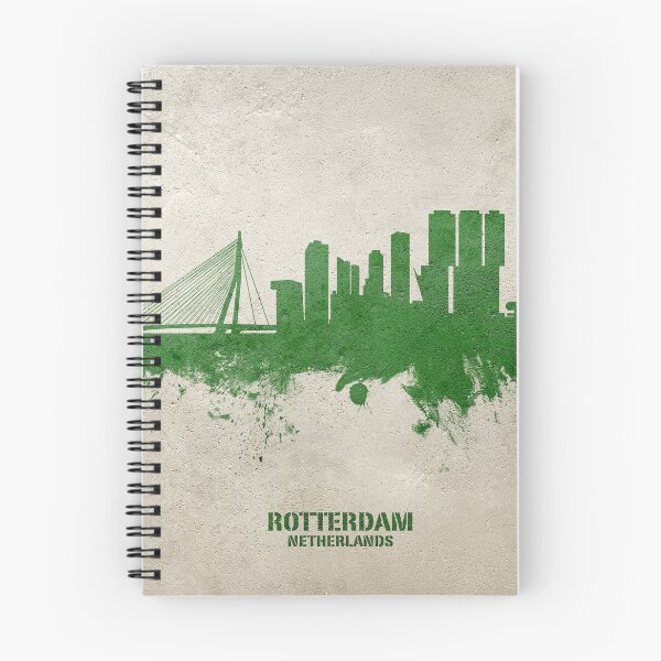 Artikelvorschau, Rotterdam The Netherlands Skyline entworfen und verkauft von ArtPrints.
