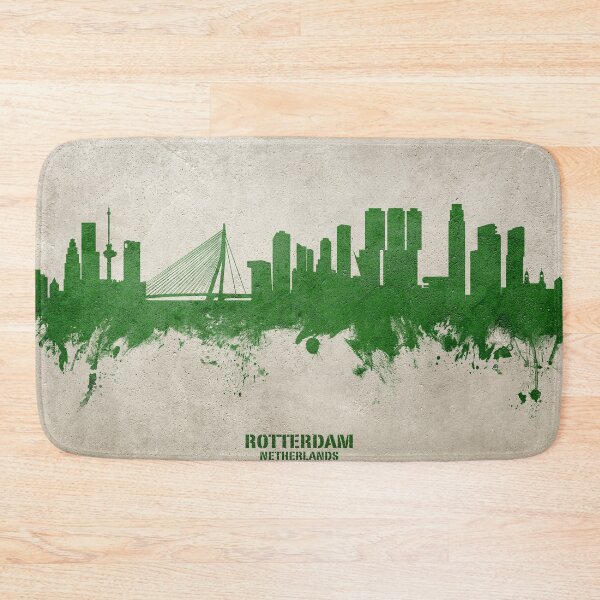 Item preview, Rotterdam The Netherlands Skyline designed and sold by ArtPrints.
