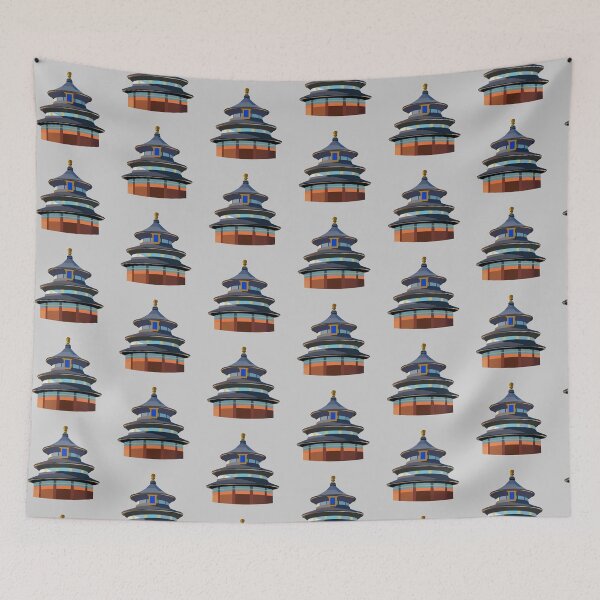 Item preview, My classic Temple Of Heaven drawing  designed and sold by Blondiabshop.