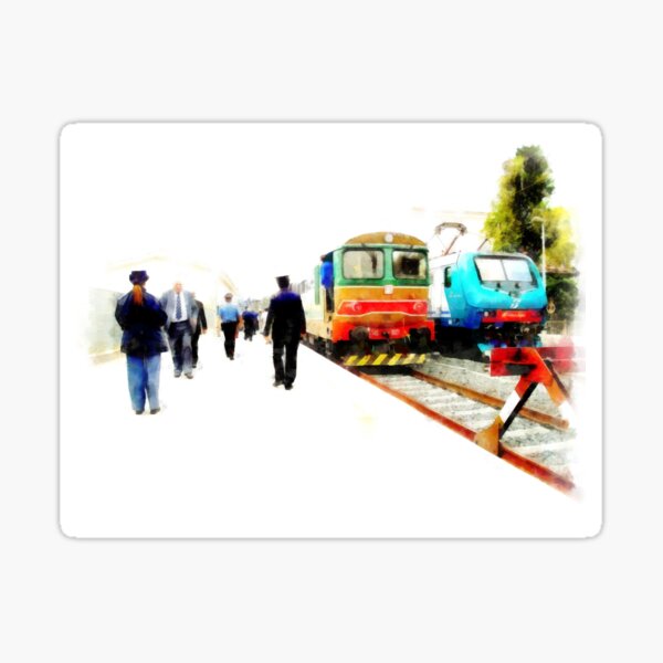 Train station Sticker