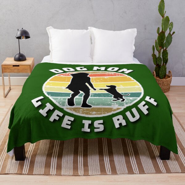 Item preview, Dog mom life is ruff. designed and sold by Umiska.