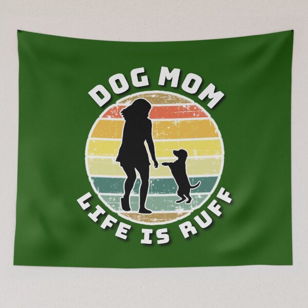 Item preview, Dog mom life is ruff. designed and sold by Umiska.