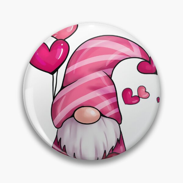 Item preview, Valentine Gnome - Day Pink Heart designed and sold by Cosix.