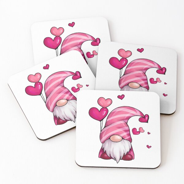 Item preview, Valentine Gnome - Day Pink Heart designed and sold by Cosix.