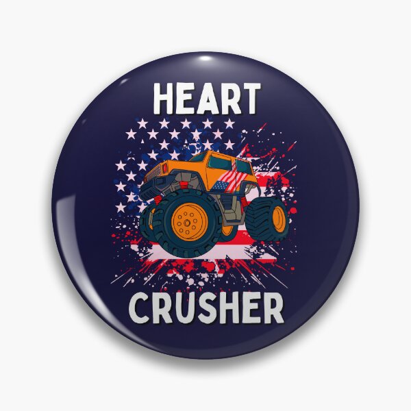 Item preview, Orange  Monster Truck American Flag designed and sold by Lovemountain.
