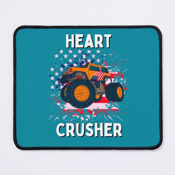 Item preview, Orange Monster Truck American Flag designed and sold by Lovemountain.