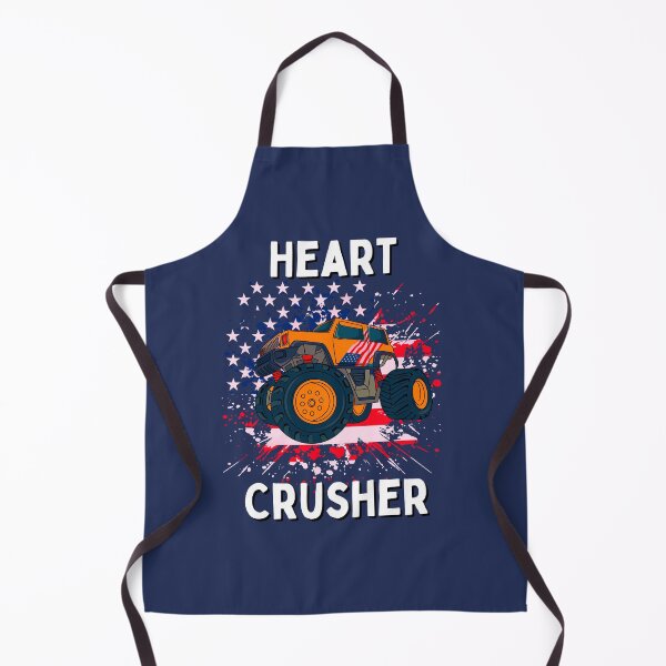 Item preview, Orange Monster Truck American Flag designed and sold by Lovemountain.