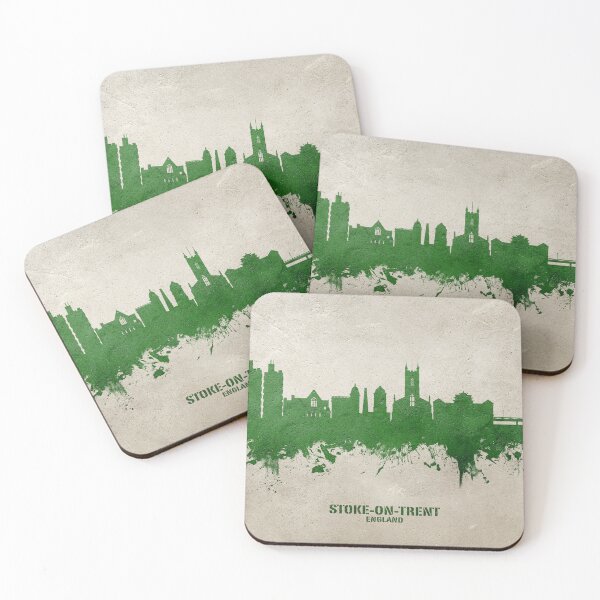 Item preview, Stoke-on-Trent England Skyline designed and sold by ArtPrints.