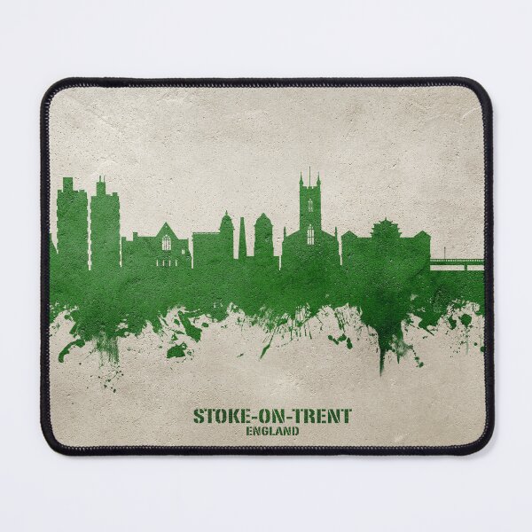 Item preview, Stoke-on-Trent England Skyline designed and sold by ArtPrints.