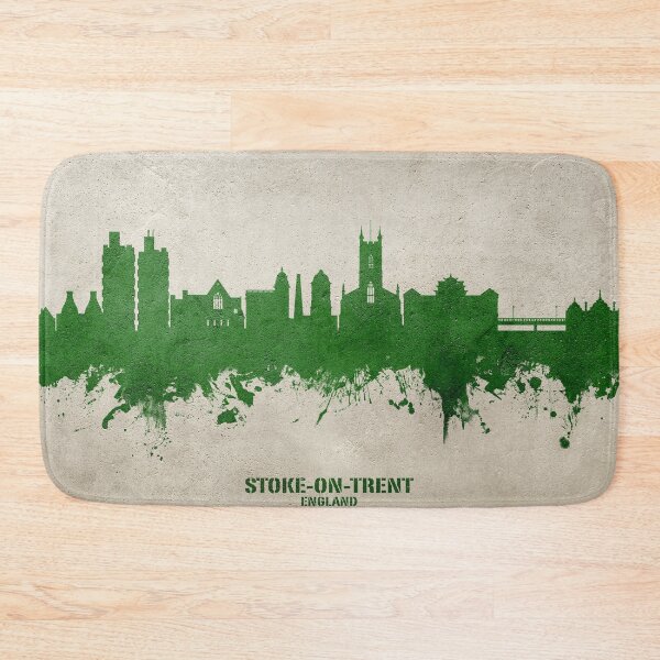 Item preview, Stoke-on-Trent England Skyline designed and sold by ArtPrints.