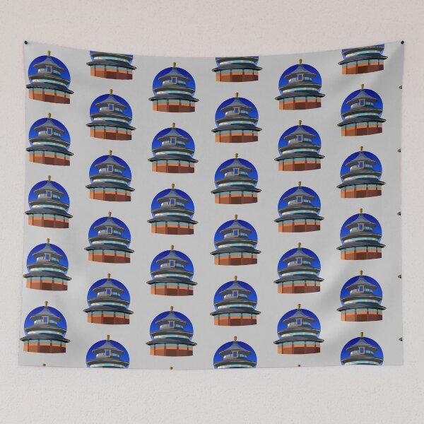 Item preview, My classic Temple Of Heaven drawing  designed and sold by Blondiabshop.
