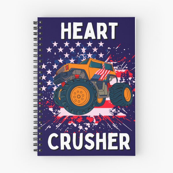 Item preview, Orange  Monster Truck American Flag designed and sold by Lovemountain.