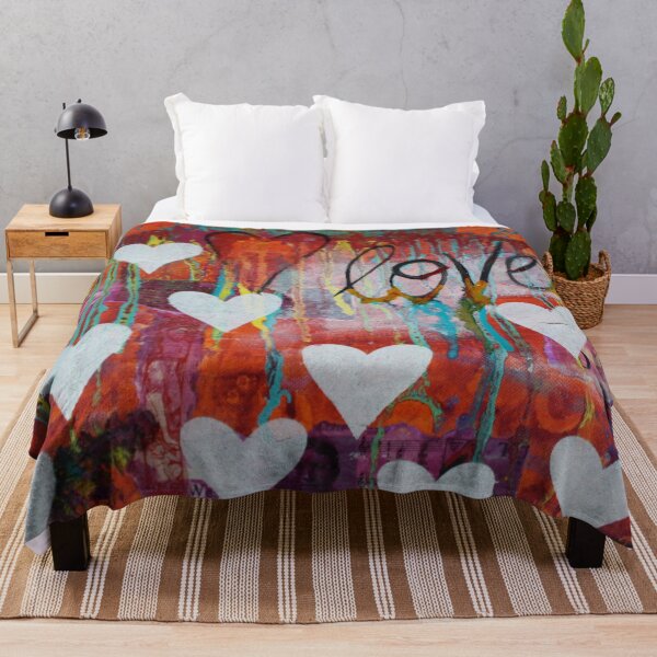 Item preview, FLOATING HEARTS Abstract, Love, Valentines, Wedding, Romantic designed and sold by KATHLEEN TENNANT ART.