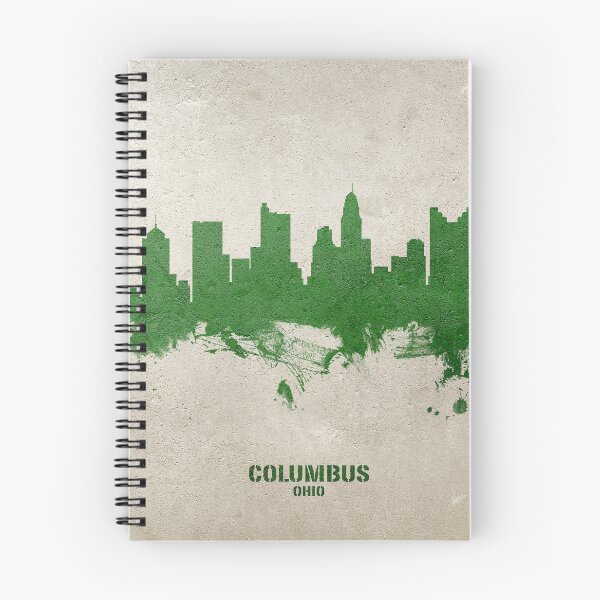 Aperçu de l'œuvre Columbus Ohio Skyline créée et vendue par ArtPrints.
