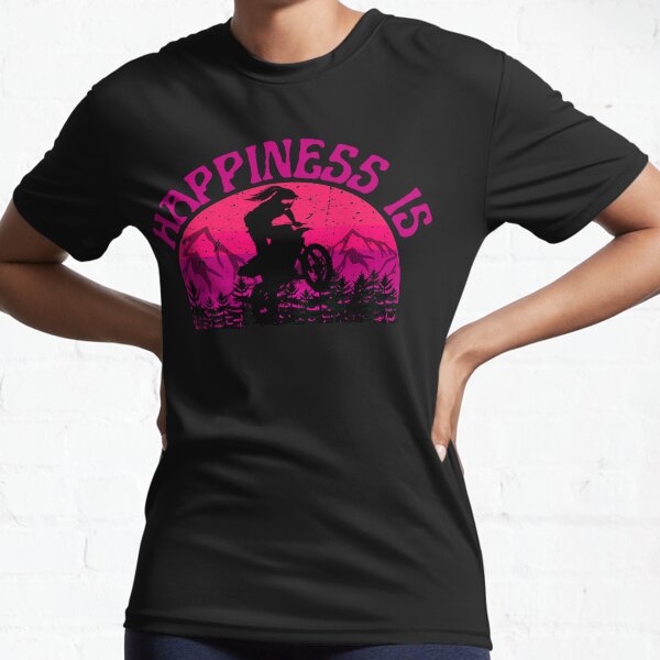 Item preview,  Happiness is Dirt Biking Girl -Motocross designed and sold by Rally-Girl.