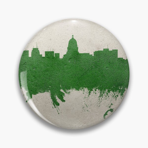Artikelvorschau, Madison Wisconsin Skyline entworfen und verkauft von ArtPrints.