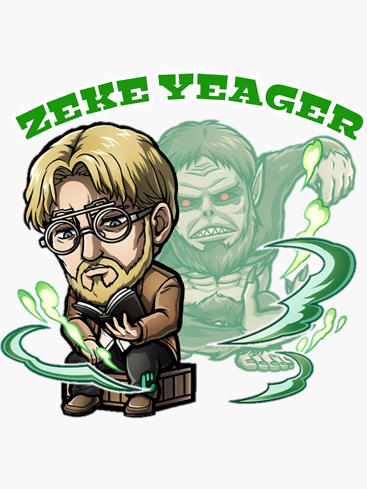 "Zeke yeager glasses" Sticker for Sale by TehBasi Redbubble
