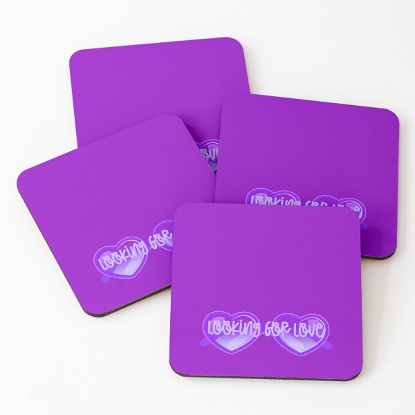 Item preview, Looking for Love (Purple on Plum) designed and sold by PawsitiveMum.
