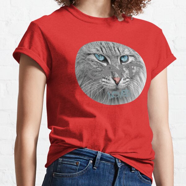 PAS AUJOURD'HUI Crazy mignon chat chaton kitty meow Drôle T-Shirt Top Enfants Hommes Femmes