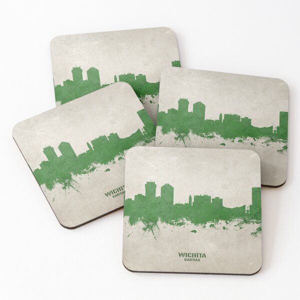 Artikelvorschau, Wichita Kansas Skyline entworfen und verkauft von ArtPrints.