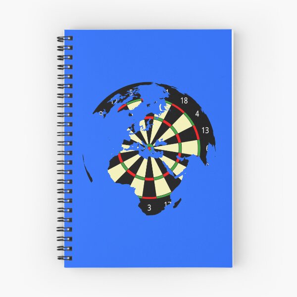 Item preview, Darts board world sport drawing designed and sold by Blondiabshop.
